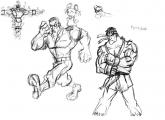 Croquis divers (street fighter)