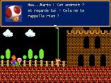 Mario dans le monde du 8-Bit.