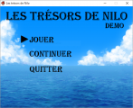 Les Trésors De Nilo : Ecran titre V1